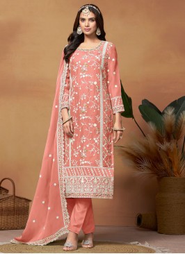 Suave Embroidered Trendy Salwar Kameez