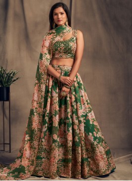 Subtle Organza Lehenga Choli