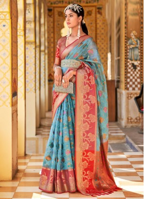 Subtle Weaving Silk Classic Saree