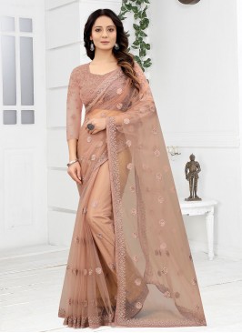 Sunshine Embroidered Festival Classic Saree