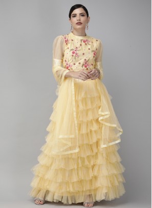 Superb Net Ceremonial Trendy Lehenga Choli