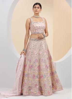 Superb Net Wedding Wear Lehenga Choli Set