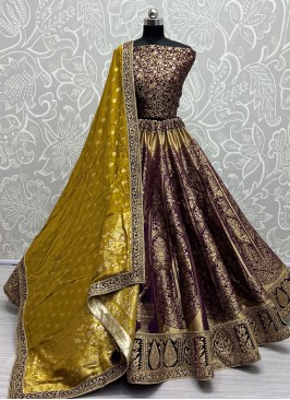 Superlative Banarasi Silk Trendy Lehenga Choli