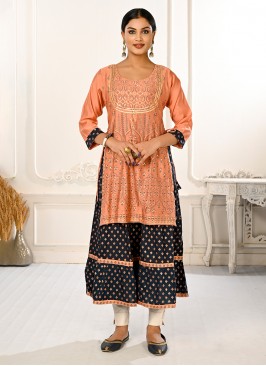 Surpassing Cotton Party Wear Kurti