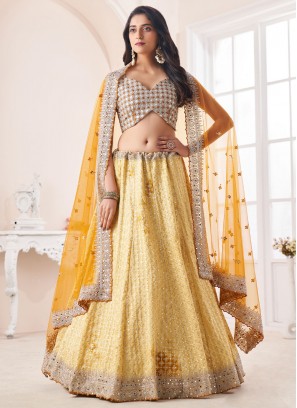 Surpassing Gold A Line Lehenga Choli