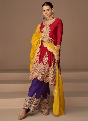 Surpassing Multi Colour Readymade Salwar Suit
