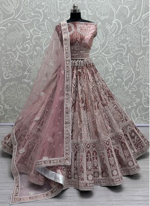 Surpassing Pink Lehenga Choli