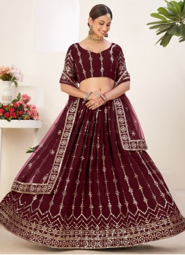 Swanky Embroidered Sangeet Lehenga Choli