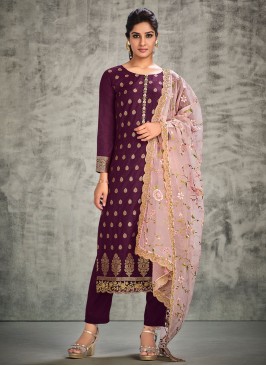 Swanky Purple Salwar Suit