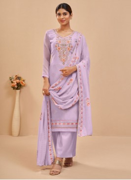Tantalizing Pure Georgette Thread Designer Pakistani Suit