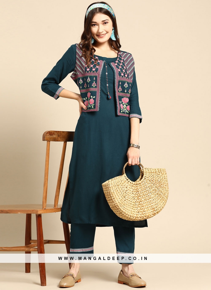 Buy Print Cotton Party Wear Kurti Online : 243845 -