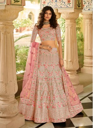 Thrilling Zari Lehenga Choli