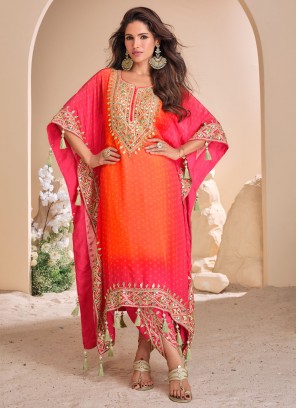 Tiptop Crepe Silk Mirror Readymade Salwar Kameez