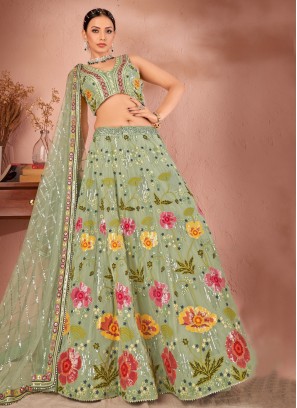 Titillating Georgette Readymade Lehenga Choli