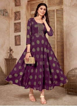 Titillating Pure Georgette Ceremonial Readymade Gown