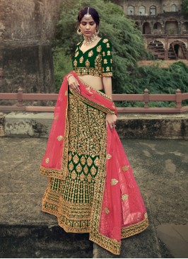 Topnotch Satin Patch Border Lehenga Choli