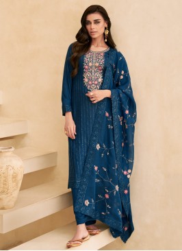 Topnotch Silk Ceremonial Palazzo Salwar Kameez