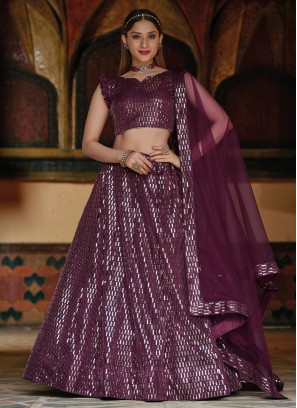 Trendy Embroidered Wedding A Line Lehenga Choli