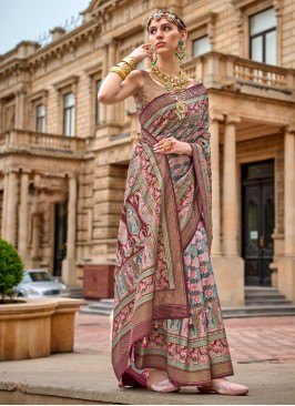 Trendy Saree Weaving Silk in Multi Colour