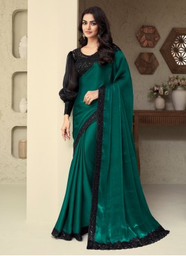 Trendy Silk Border Designer Saree