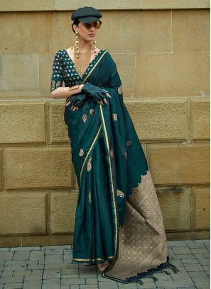 Trendy Woven Festival Saree