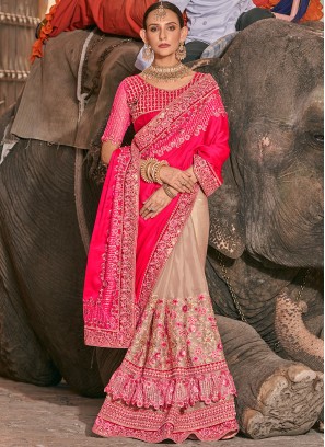 Unique Embroidered Reception Designer Saree