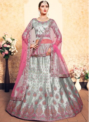 Urbane Thread Grey Trendy Lehenga Choli