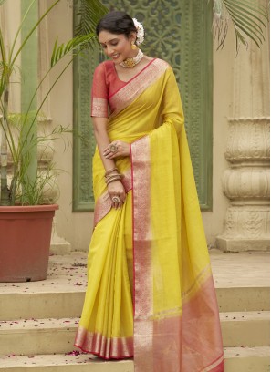 Urbane Tussar Silk Contemporary Saree