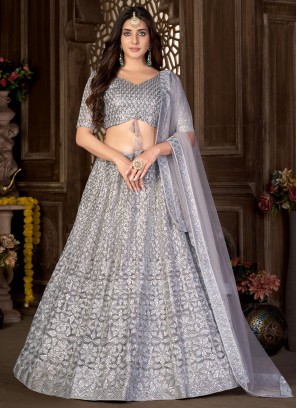 Versatile Net Trendy Lehenga Choli