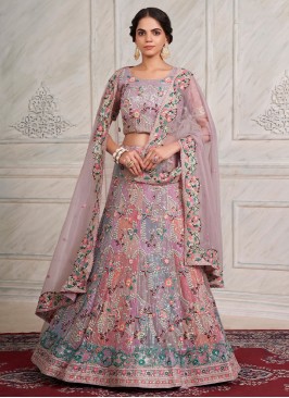 Versatile Sequins Wedding A Line Lehenga Choli