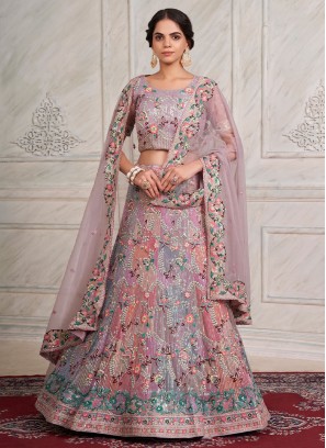 Versatile Sequins Wedding A Line Lehenga Choli