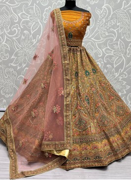 Versatile Sequins Wedding A Line Lehenga Choli