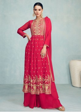 Vibrant Readymade Salwar Suit For Ceremonial
