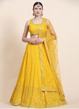 Vibrant Sequins Wedding Trendy Lehenga Choli