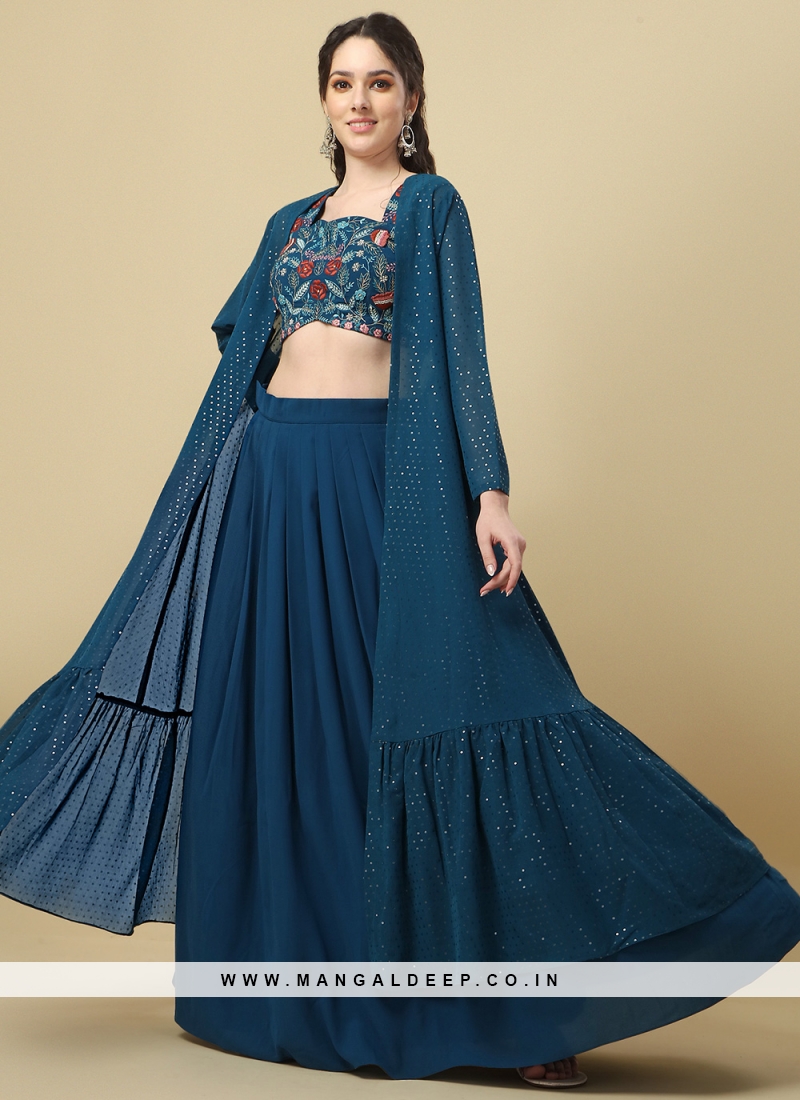 Buy Dori Work Engagement Lehenga Choli Online -
