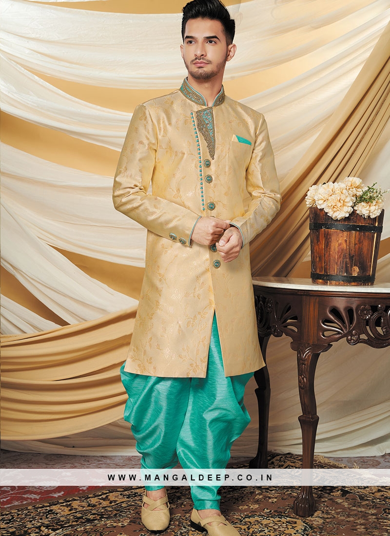 Vintage Cream Color Indo western Set