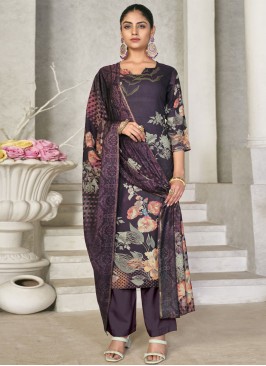 Violet Casual Trendy Salwar Kameez