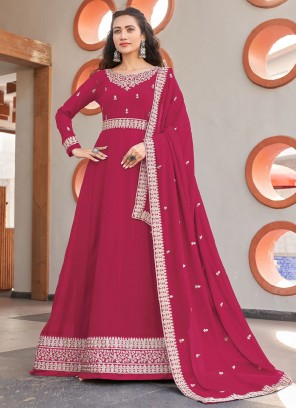 Vivacious Faux Georgette Dori Work Anarkali Salwar Kameez