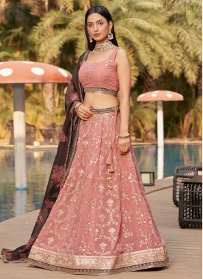 Voguish A Line Lehenga Choli For Ceremonial