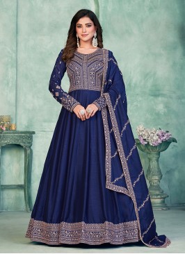 Voluptuous Art Silk Wedding Salwar Suit