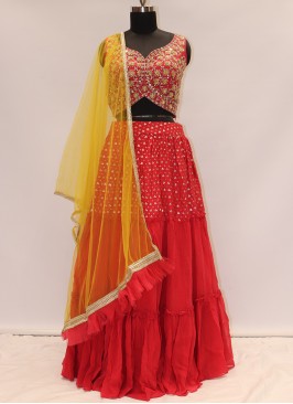 Wedding Function Wear Red Color Designer Lehenga Choli