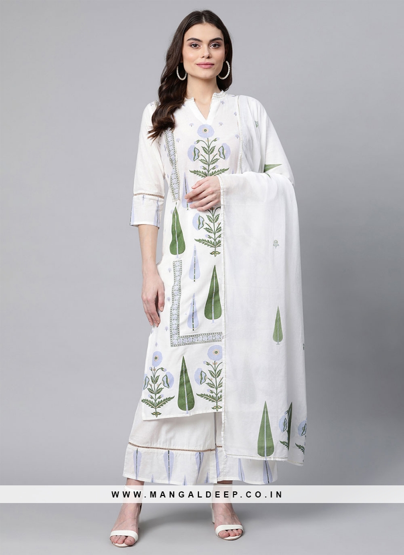 Buy Pant Style Off White Suit - Embroidered Designer Suit – Empress Clothing