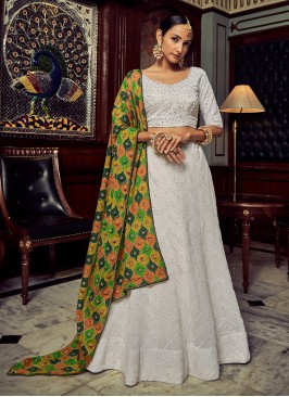 White Wedding Lehenga Choli