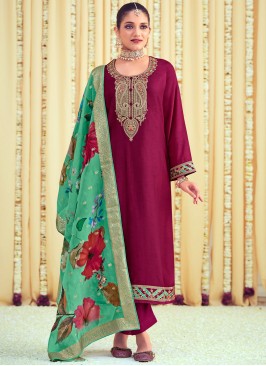 Wine Festival Pakistani Salwar Suit