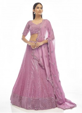 Wonderous Mauve  Designer Lehenga Choli