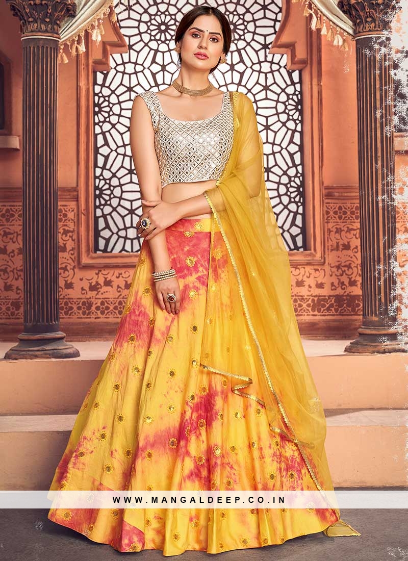 Blue - Gota Patti - Lehenga: Shop online Lehenga