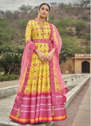 Yellow Color Gown 