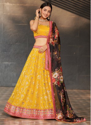 Yellow Festival Trendy Lehenga Choli