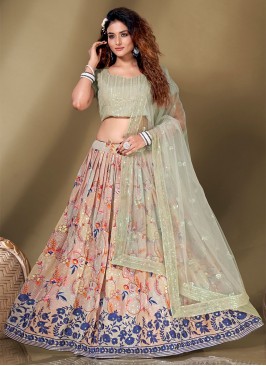 Zesty A Line Lehenga Choli For Sangeet