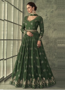 Zesty Embroidered Trendy Gown